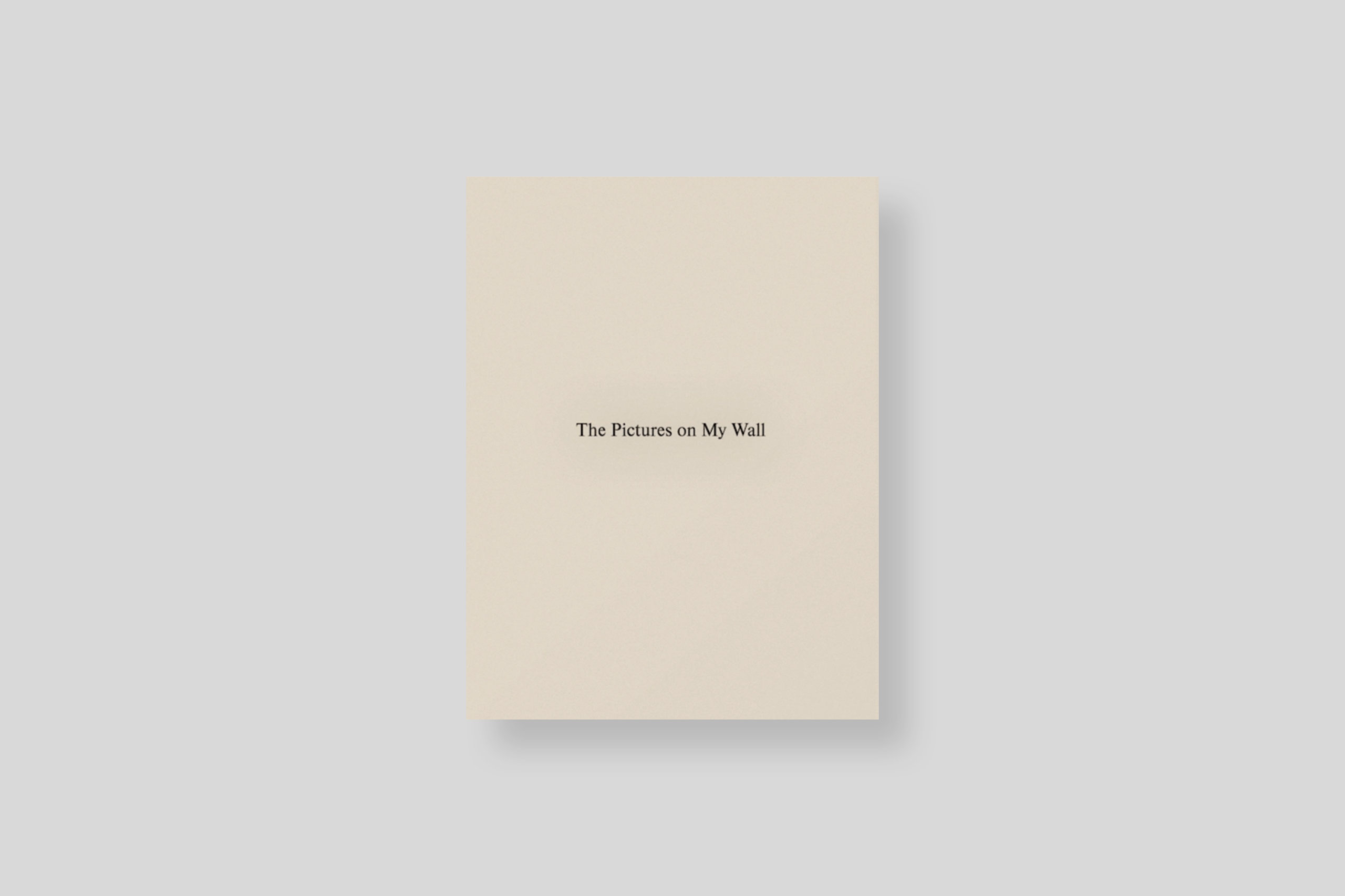 the-pictures-on-my-wall-cover